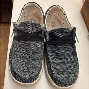 Hey Dude Black and Gray Casual Sneakers 8